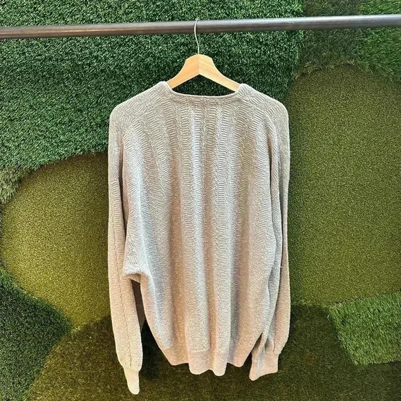 Vintage Arnold Palmer Textured  Cardigan Sweater Size XL - Picture 2 of 7